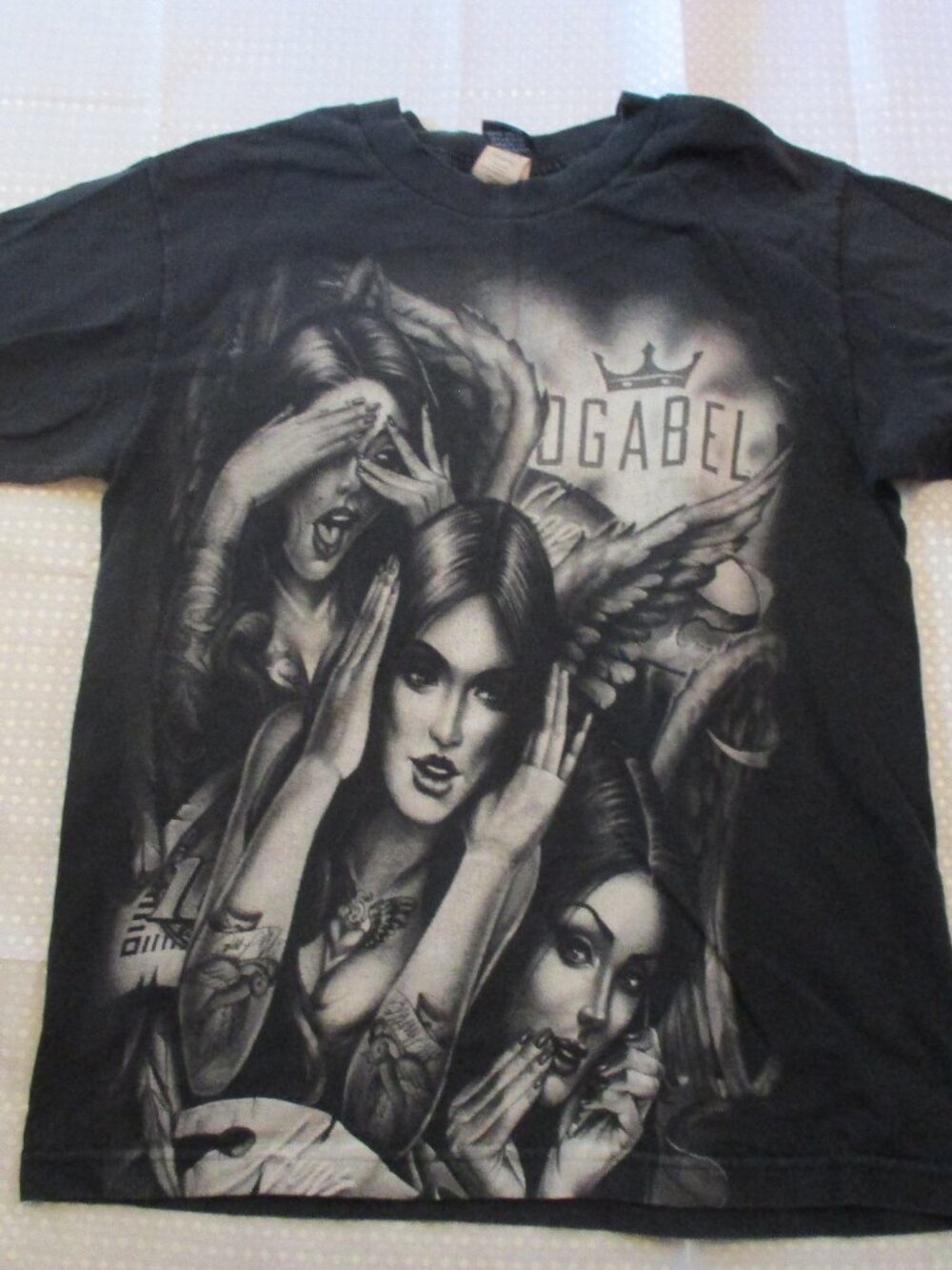 Vintage Og Abel Streetwear Tattoo Angels Men's Graphic T-Shirt Sz. S